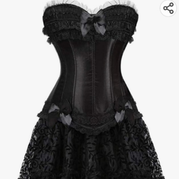 Black gothic dress - Picture 1 of 4